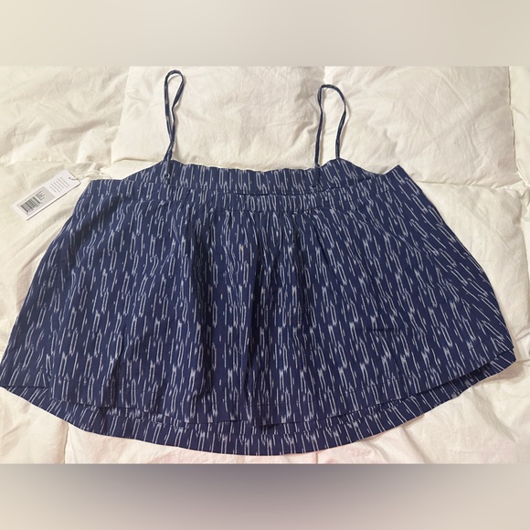 Outerknown x Piece&Co Tides Tank - NWT - Size L Blue Patterned Women's Top - Picture 4 of 12
